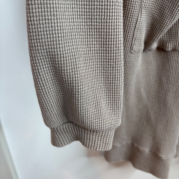 The Good Alma Waffle Cardigan XXXL Organic Cotton Hood Lounge Boho Portugal Cozy - Picture 6 of 14